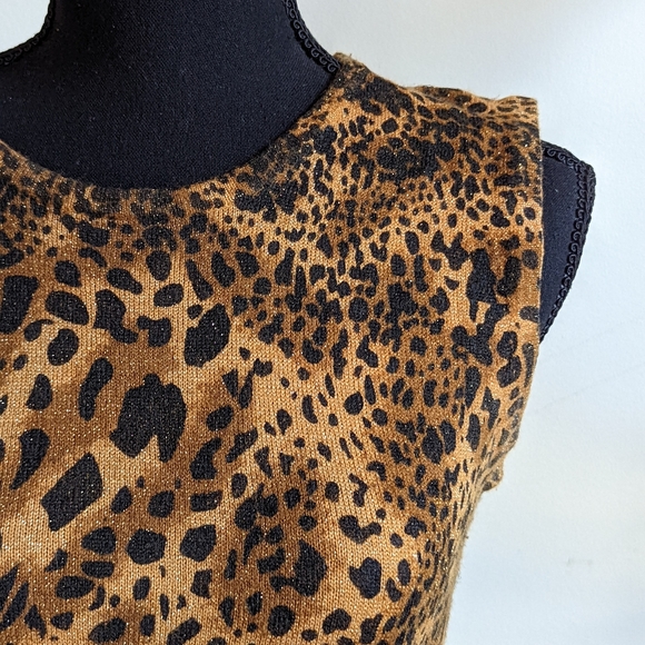 Objects Gold Tank Top Acrylic material Size M. Bt - Picture 2 of 8